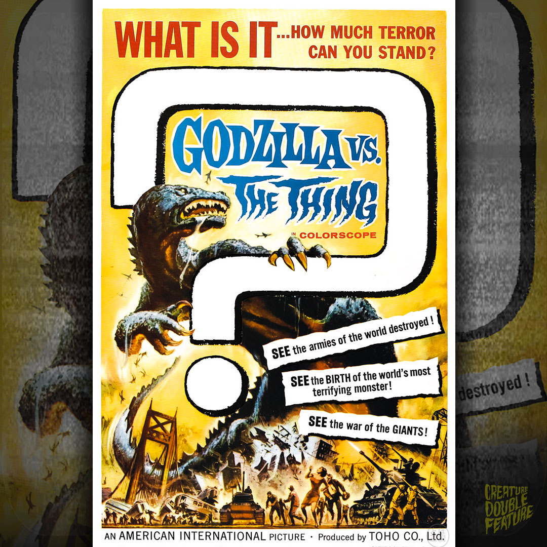 Godzilla vs. The Thing U.S. poster