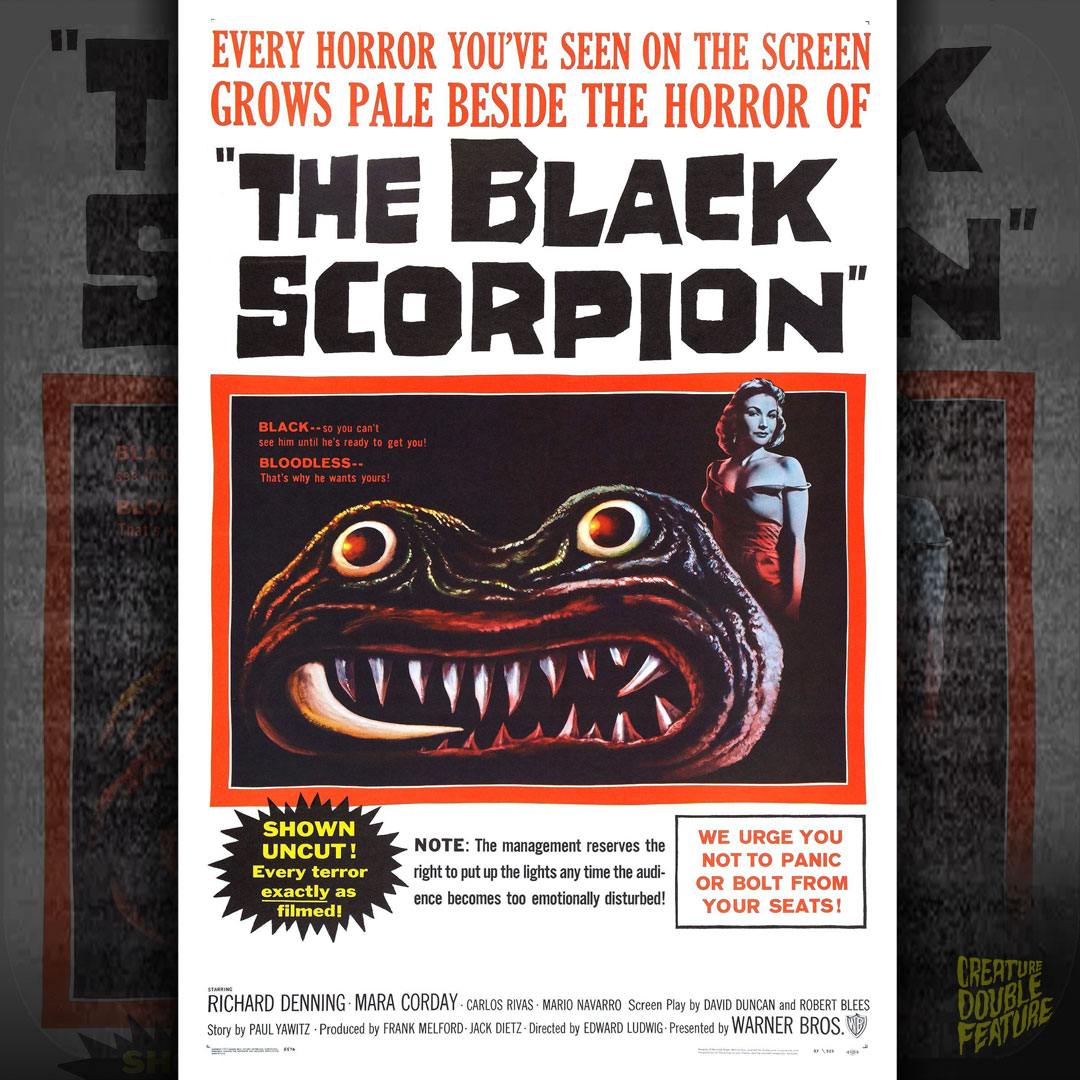 The Black Scorpion (1957) movie poster
