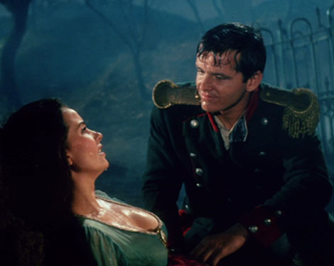 Jack Nicholson and Sandra Knight in The Terror (1963)