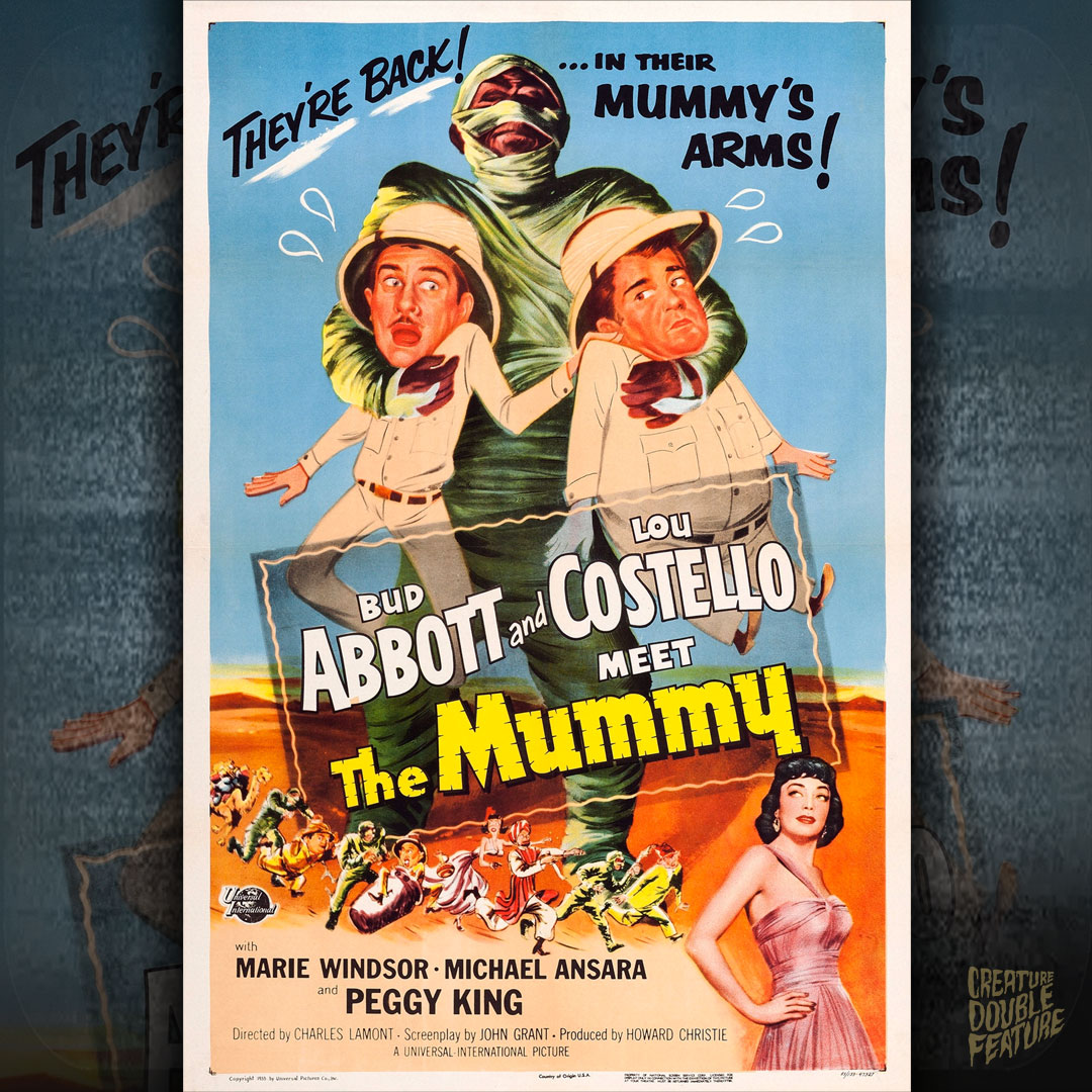 Abbott and Costello Meet The Mummy (1955) movie poster