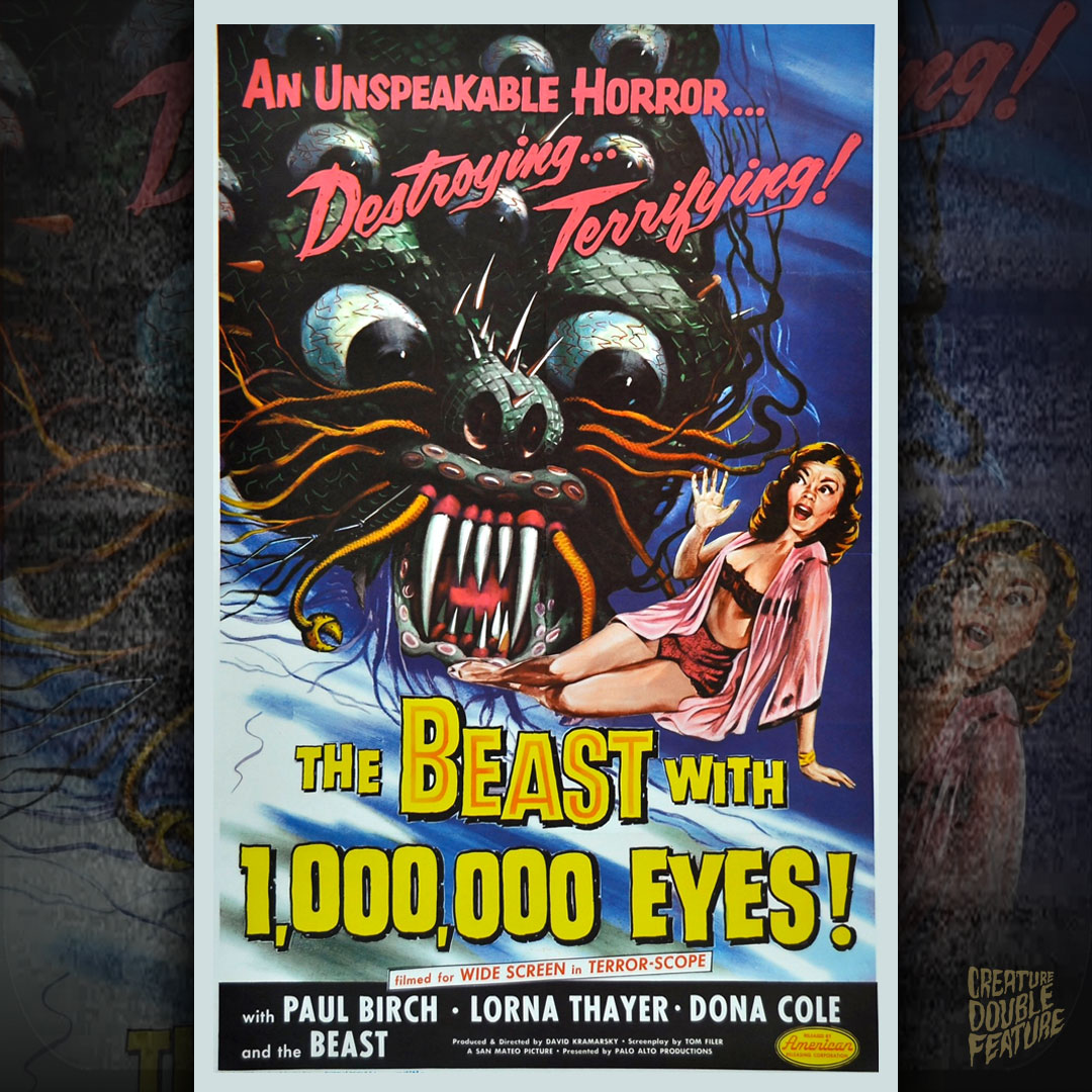 The Beast With a Million Eyes (1955) movie poster