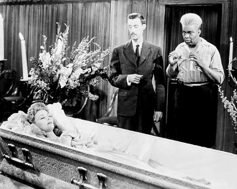 John Carradine, James Baskett, and Veda Ann Borg in Revenge of the Zombies (1943)