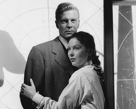 Peter Graves, and Andrea King in Red Planet Mars (1952)