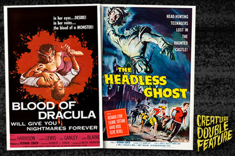 Creature Double Feature movies broadcast on  December 2, 1978