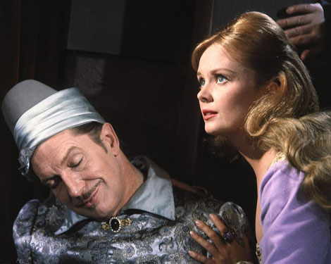 Vincent Price and Olive Sturgess in The Raven (1963)