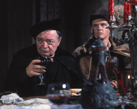 Peter Lorre and Jack Nicholson in The Raven (1963)