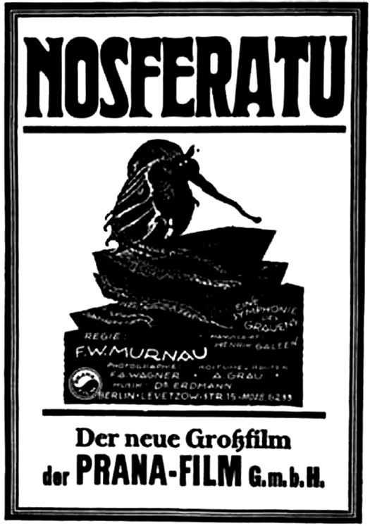 Nosferatu: A Symphony of Horror (1922) German newspaper advertisement