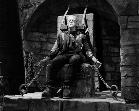 Boris Karloff in The Bride of Frankenstein (1935)