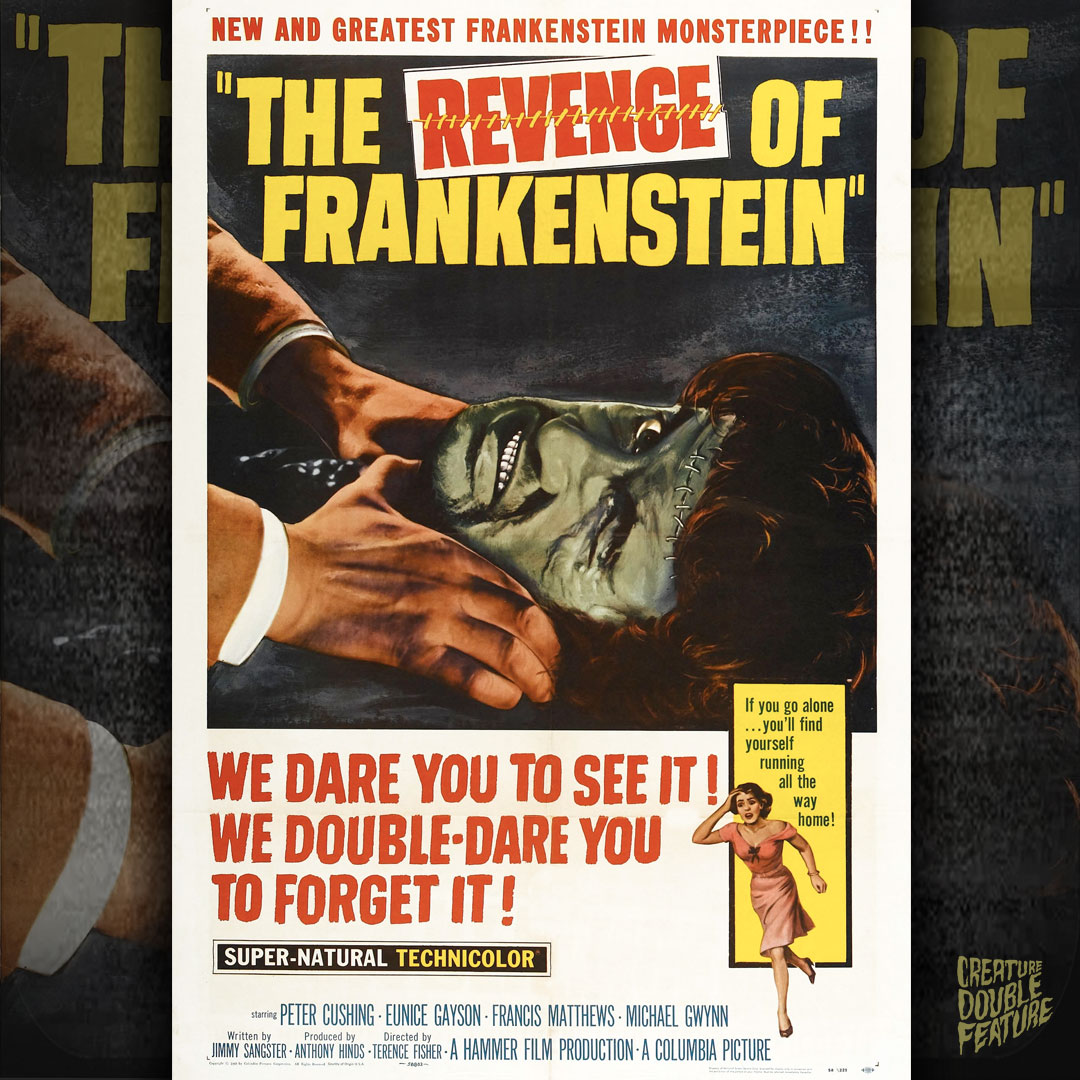 The Revenge of Frankenstein (1958) movie poster