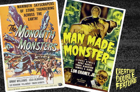 Creature Double Feature movies broadcast on June 28, 1980