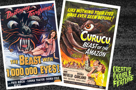 Creature Double Feature movies broadcast on August 30, 1980