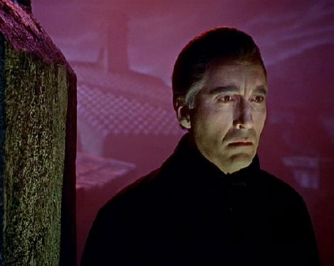 Christopher Lee in Dracula Has Risen from the Grave (1968) movie still